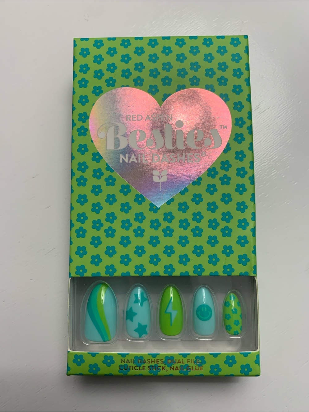 Red Aspen Nail Dashes —Forever Besties, Marceline